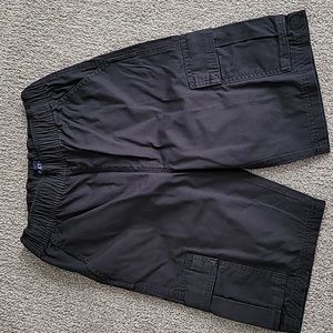 Boy's Children's Place Dark Charcoal Gray Cargo Shorts Size 14